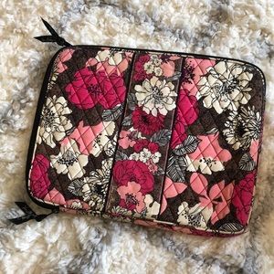 Vera Bradley Mocha Rouge Laptop Case